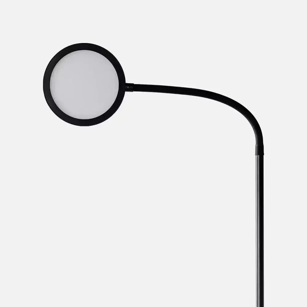 Торшер светодиодный 10Вт, 152 см нейтральный белый свет, чёрный