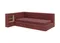 Диван-кровать Cube c нишей M (бордовый FiberGuardе)