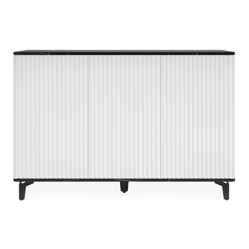 Комод ROYAL 5051 эко (Мрамор Неро-Черный)