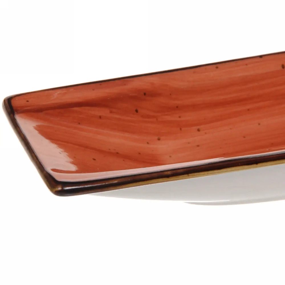 Тарелка керамическая «Corsica orange» сервировочная 26*7,5*3см