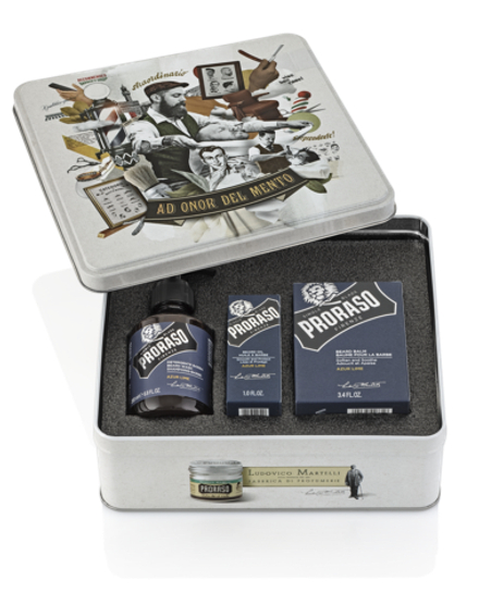 Proraso Azur Lime Set - Набор для ухода за бородой