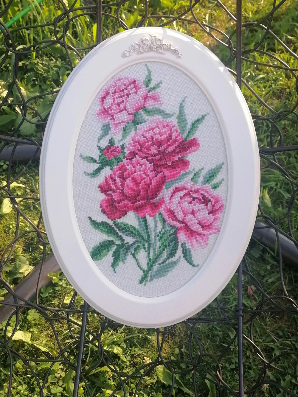 Набор для вышивания крестом Искусница "Пионы"