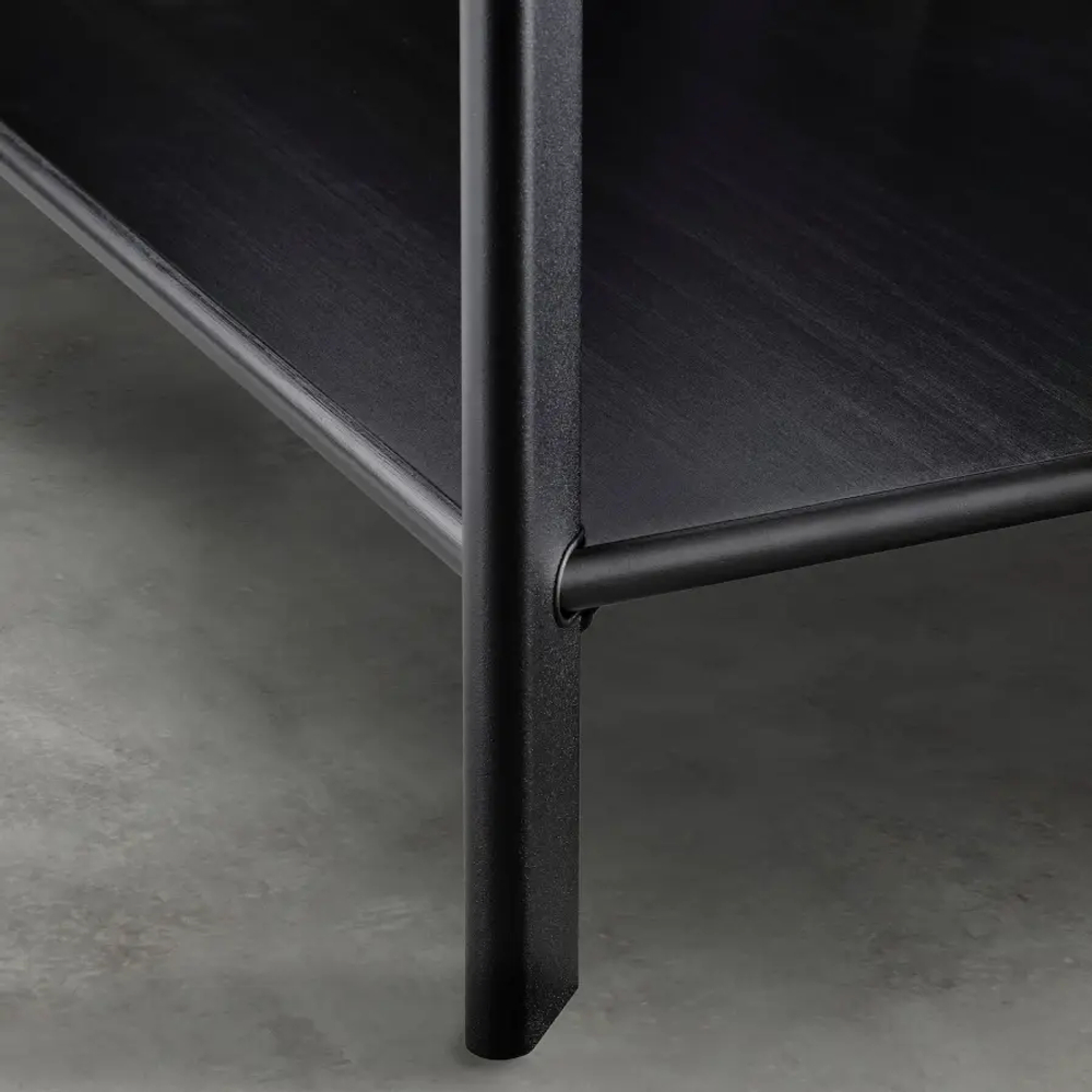 Стеллаж - IKEA JÄTTESTA/JATTESTA, 120х40х85 см, черный, ЙЕТТЕСТА ИКЕА