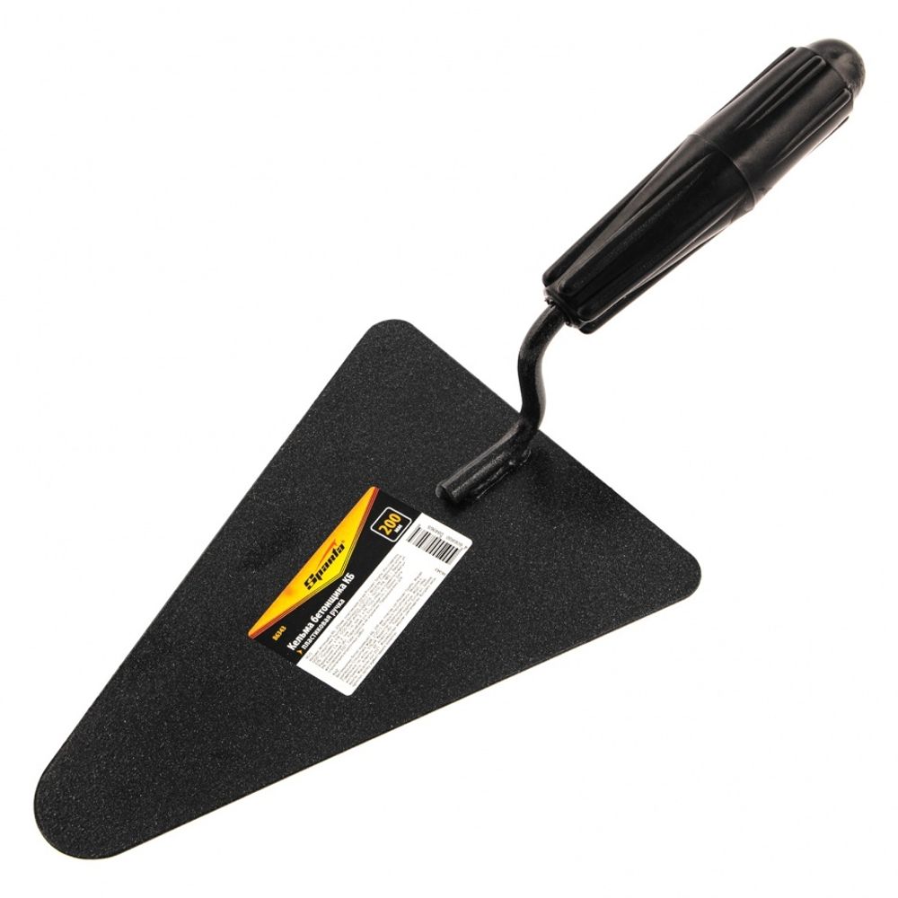 Кельма бетонщика КБ, 200мм, пластиковая ручка Россия// Sparta 86343