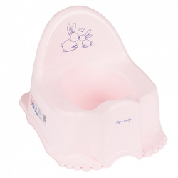 Детский горшок музыкальный Тега Little Bunnies (Кролики) Розовый