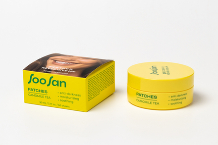 SOOSAN Patches with Camomile Tea Патчи для глаз от отеков и мешков с экстрактом ромашки 90мл