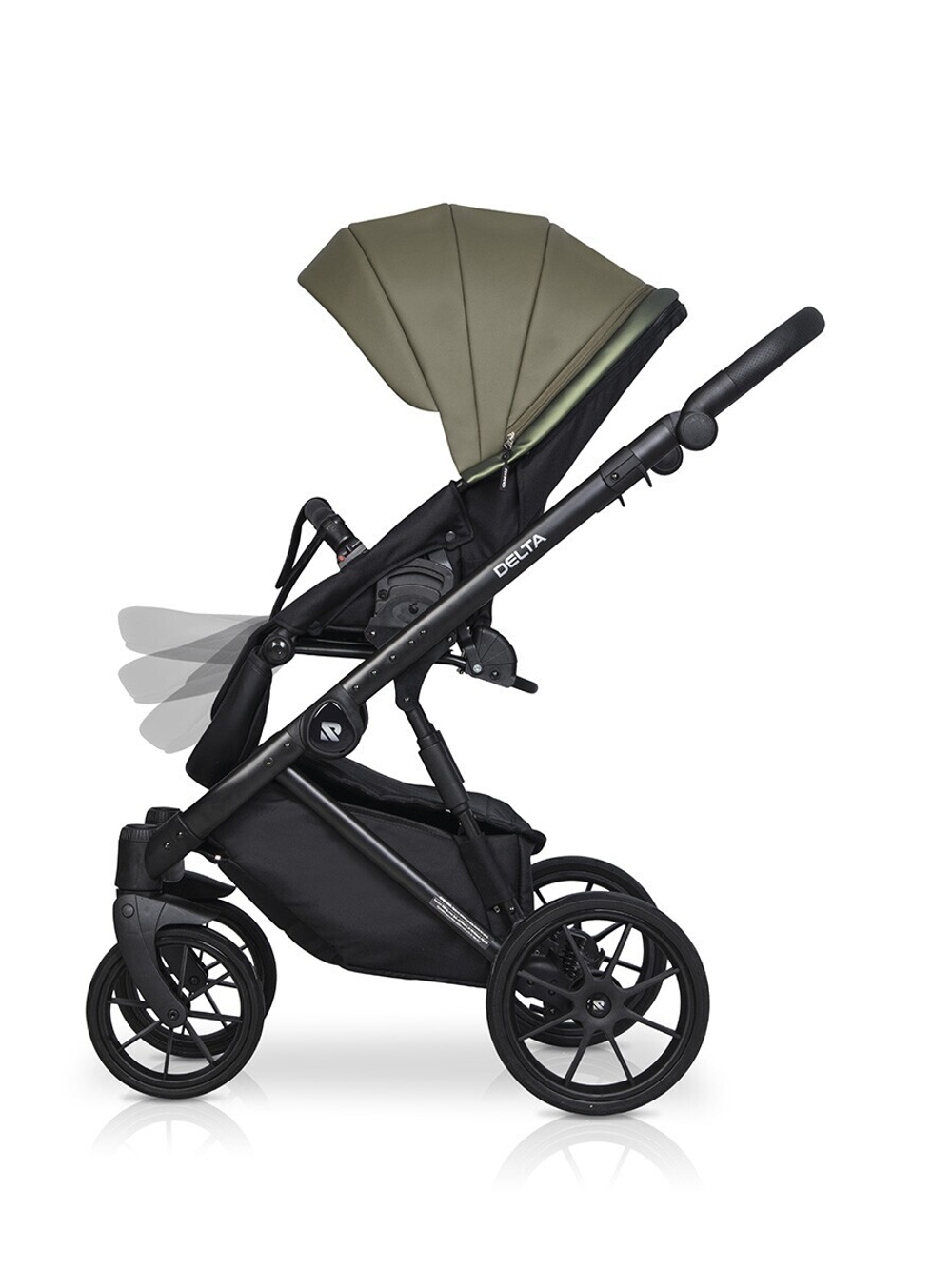 Коляска  DELTA ECCO (2 в 1) (RIKO BASIC) 13 Olive (оливковый)