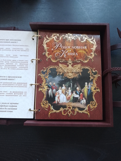 Большая семейная родословная книга "Столетие", натуральная кожа