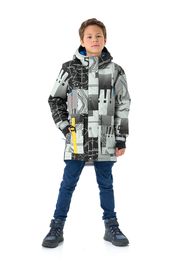 OLDOS Куртка для тинейджера Теодор серая