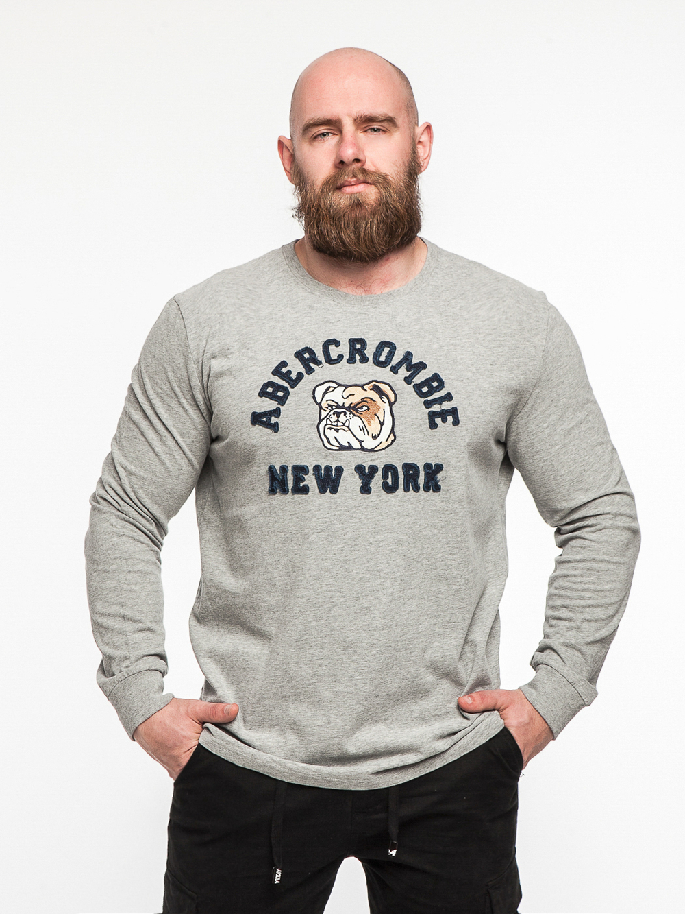 Лонгслив Abercrombie & Fitch ABL8