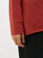 Лонгслив оверсайз с вырезом лодочка