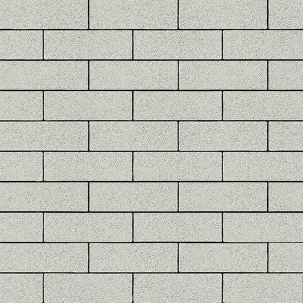 Тротуарная плитка ПРЯМОУГОЛЬНИК 300х100 мм - Стандарт Белый