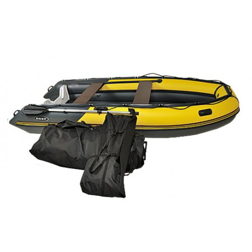 Лодка ПВХ SKAT Тритон 370 + 2х-тактный лодочный мотор MIKATSU M20FHS