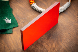 Заготовка накладок G10-8x100x150-Черно-Красные