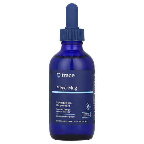 Trace, Mega-Mag, 400 мг, 118 мл (4 жидк. унции)