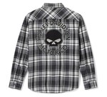 Рубашка с длинными рукавами в клетку Harley-Davidson® Willie G™ Skull Plaid