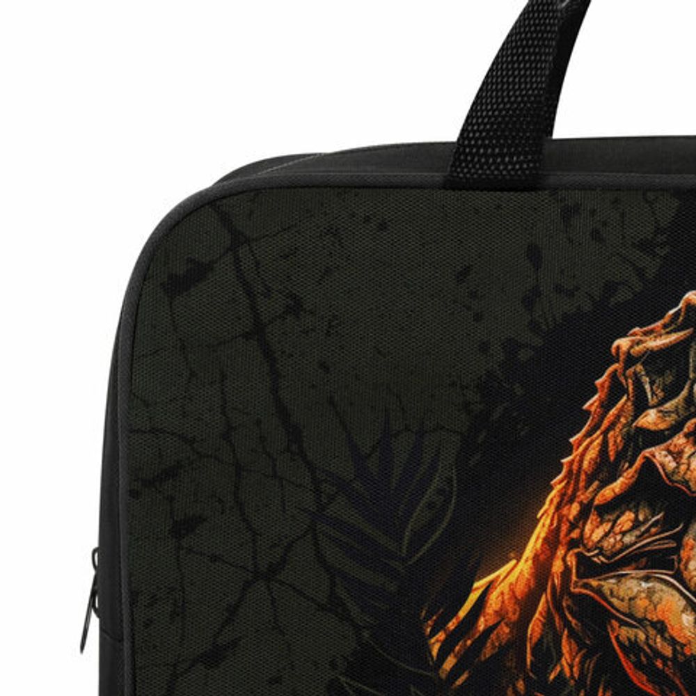 Папка на молнии с ручками BRAUBERG А4, 1 отделение, полиэстер, 80 мм, "Dino attack", 272179