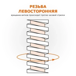 Комплект глубинный вибратор ручной электрический строительный GROST (ГРОСТ) VGP1100/1.5/35 (вибратор с гибким валом 1,5 метра)