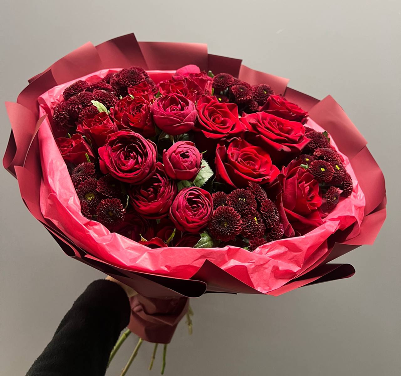 Букет "Рубиновое очарование" Букет "Рубиновое очарование"