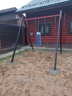 Монтаж уличных качелей Sv Sport