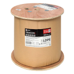 Кабель витая пара TERACOM PRO Cat.5E F/UTP 4 пары solid 24AWG с тросом сталь 1,2 мм оболочка LDPE цвет черный (катушка 305м) (305.00 шт.)