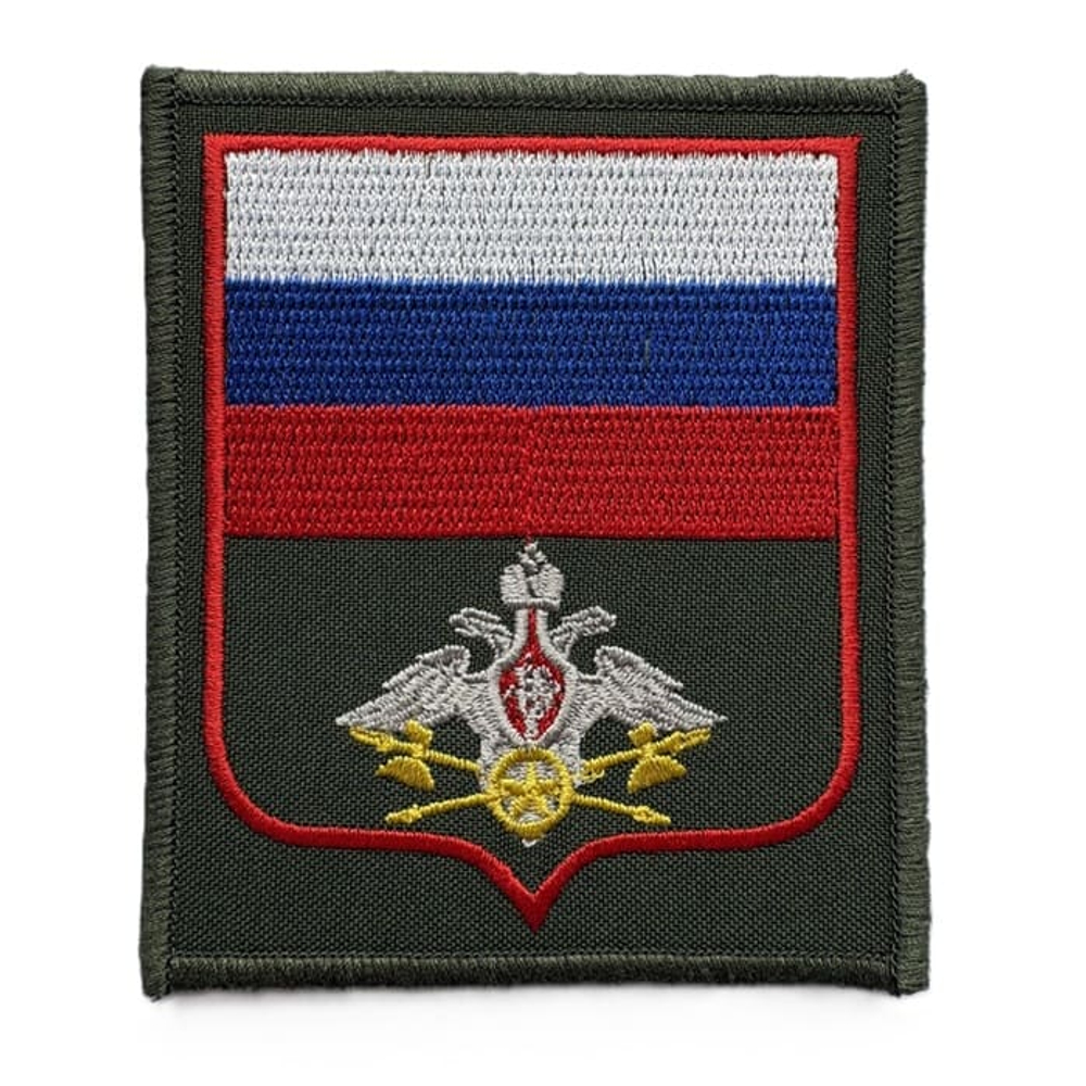 Шеврон вышитый Инженерные войска красный кант