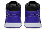 Jordan 1 Mid Black Dark Concord