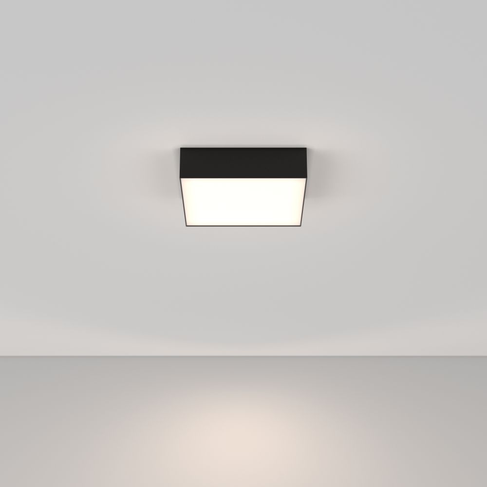 Светильник потолочный светодиодный Maytoni Zon C032CL-24W4K-SQ-B