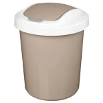 Контейнер для мусора Palm круглый 16л (бежевый)