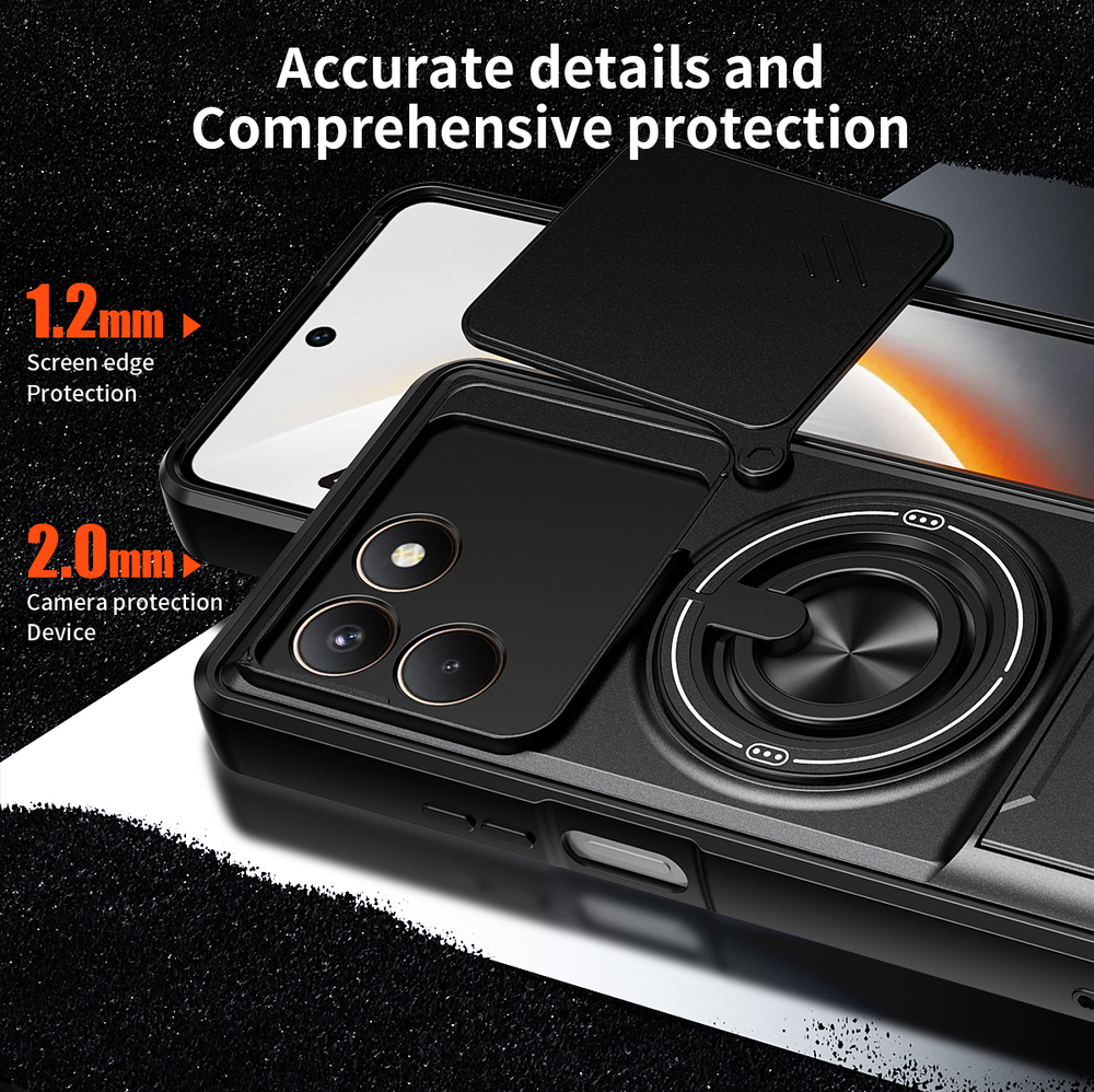 Противоударный чехол Эклипс для Tecno Pova 7 4G /Текно Пова 7 4Джи