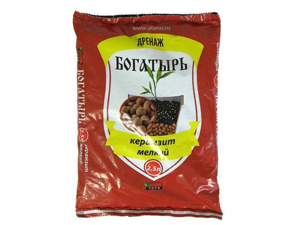 Дренаж цветочный 2,5л мелкий Богатырь