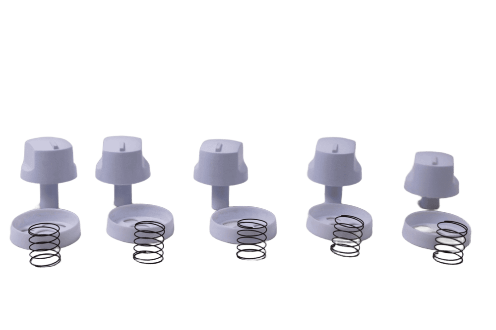 Ручка переключателя плиты Flama, белая (комплект)