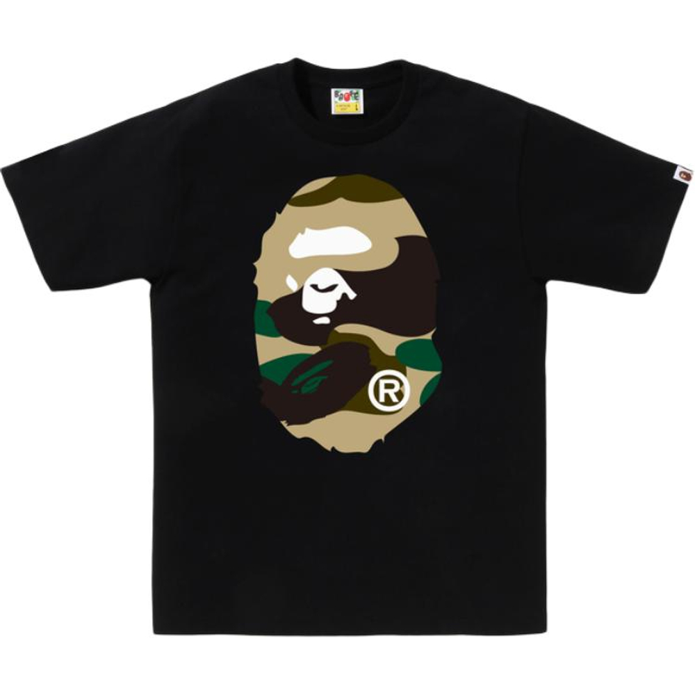 A Bathing Ape Giant 1st Camo Big Ape Head Tee