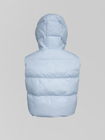 Жилетка LJHY 5815-3 однотонная на молнии с капюшоном