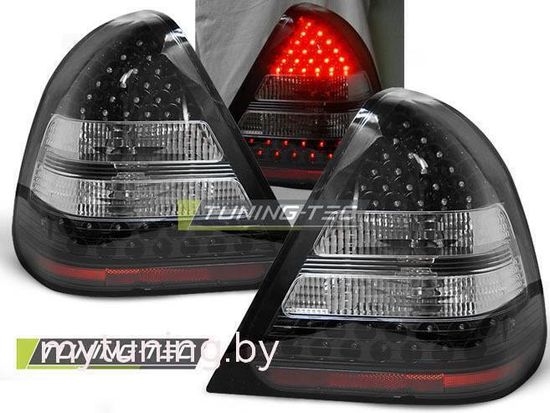 Задние фонари Mercedes C W202 black led