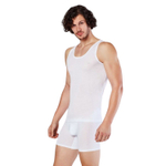 Мужская майка plus size Doreanse Cotton Premium (Размер: XXXL) (Цвет: белый)