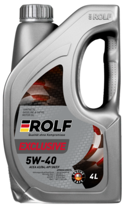 Rolf Exclusive 5W-40 A3/B4 SN/CF, 4 л