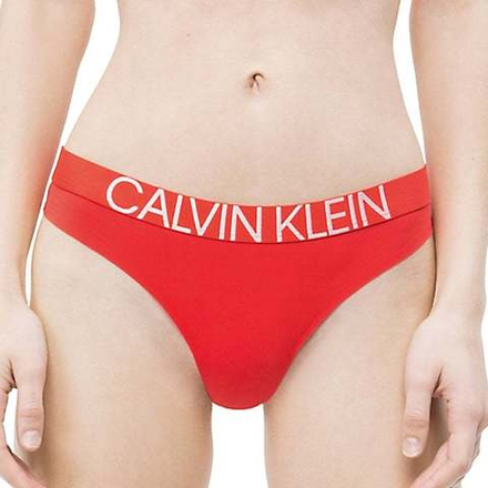 Женские трусы стринги красные Calvin Klein Women Statement 1981