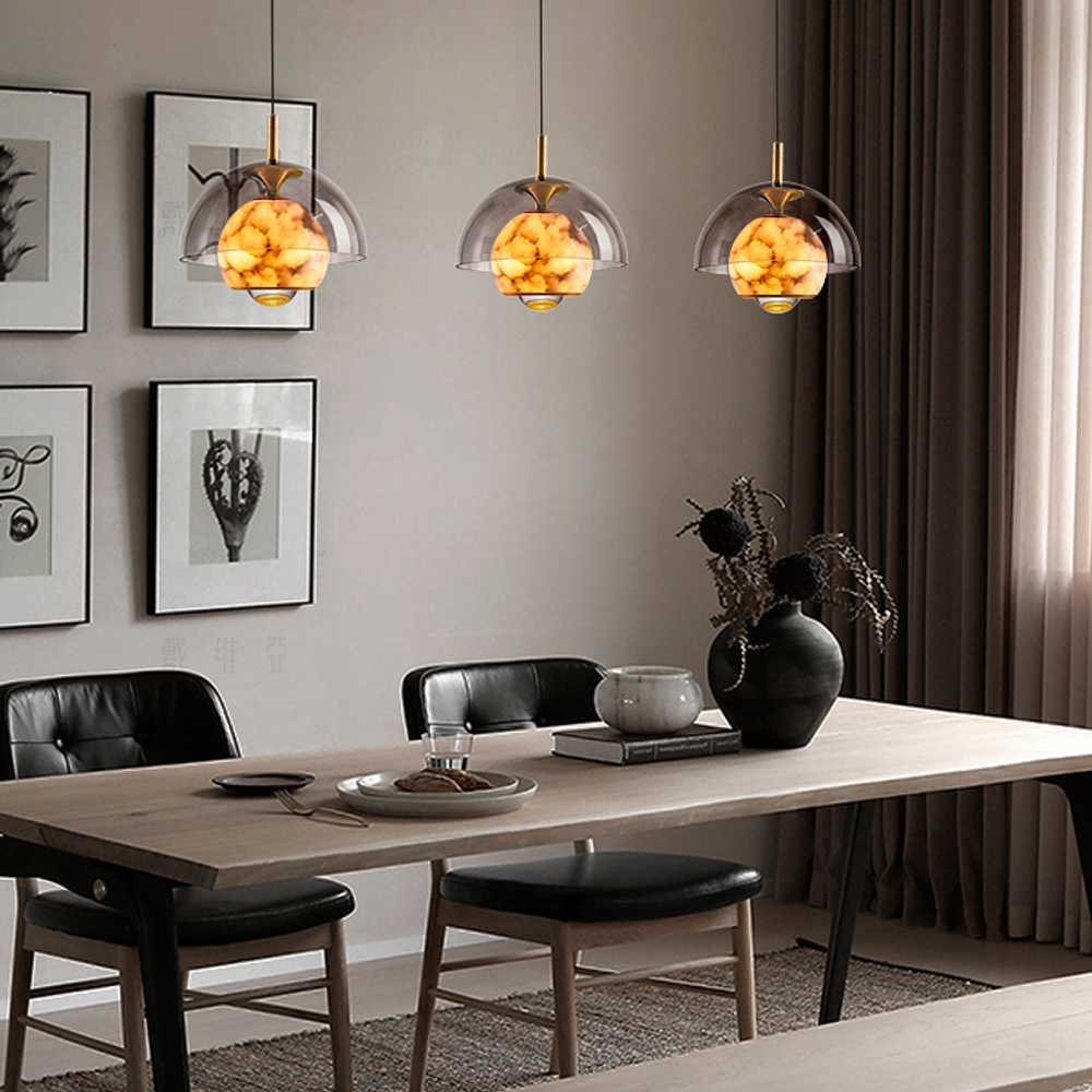 Pendant design lamp Henneke Marble