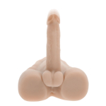 Мужской полуторс с вибрацией и поступательными движениями Easy Rider (Цвет: телесный)