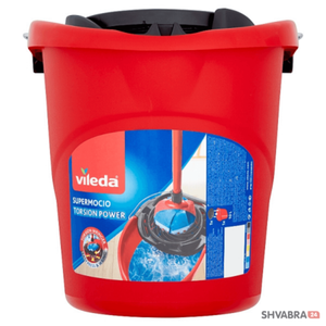 Ведро для отжима ленточных швабр Виледа Вишмоп (Vileda Super-Easy Torsion Power Mop Bucket)