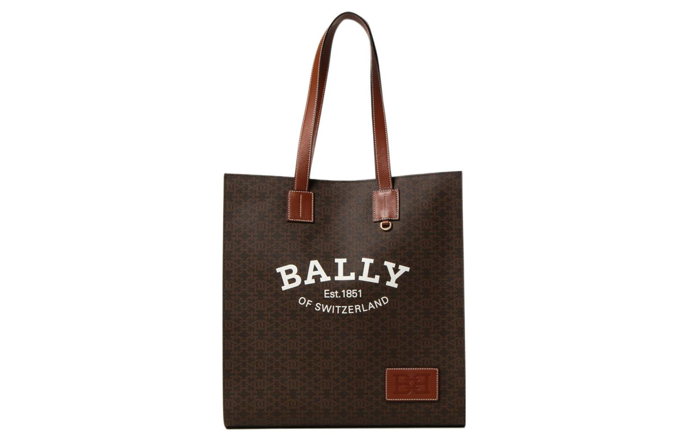 BALLY Crystalia PU Handbag, Crossbody Bag, Shoulder Bag Women"s Brown