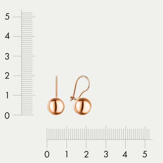 Серьги золотые