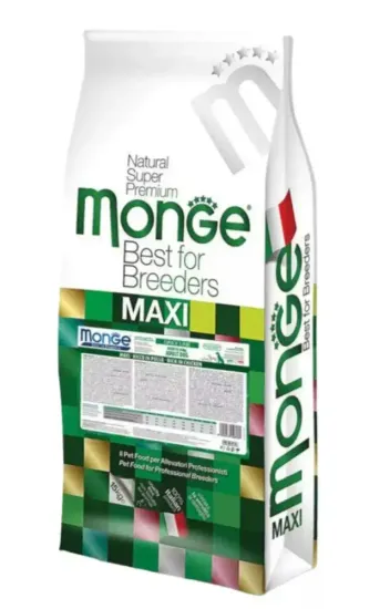 Корм для собак Monge Dog Maxi Adult – Курица с рисом 15кг