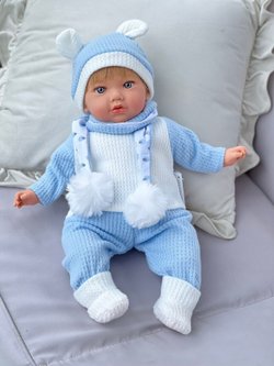 Кукла Marina and Pau 45 cм TEO мягконабивная в пакете (M790K)