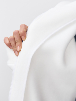 Худи зип с начесом (молочный)