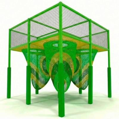 Верёвочный лабиринт «Лесная тайна» 5×5×5 м