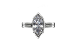 "Канти" кольцо в серебряном покрытии из коллекции "Санскрит" от Jenavi