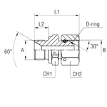 Соединение PFN BSP 1 - BSP 3/4