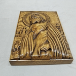 Преподобный Серафим Саровский. Икона деревянная.